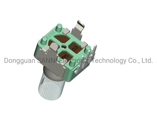 Plastic Metal Rotary Potentiometer -25C-85C Rotational Life 10 For Industrial Control