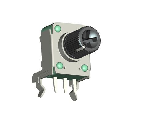 Shaft Diameter 6mm Or Customized Rotary Variable Resistor Through Hole DIP Mount Durable Adjustable Electrical Component